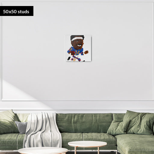 50*50studs, 40*40cm, 15,75*15,75inch