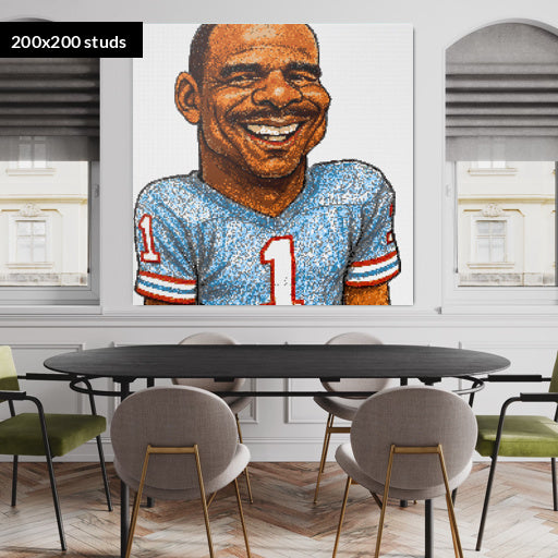 200*200studs, 160*160cm, 63*63inch