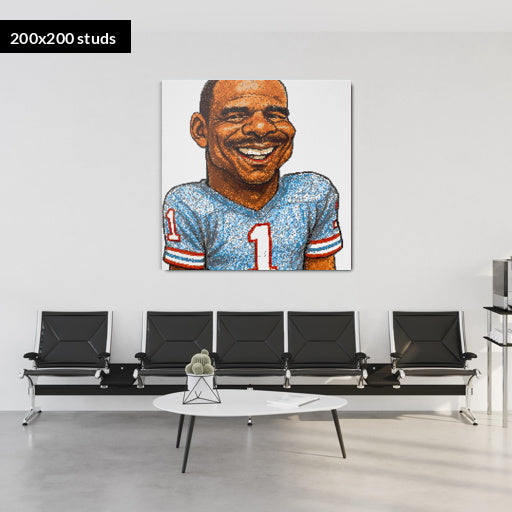 200*200studs, 160*160cm, 63*63inch