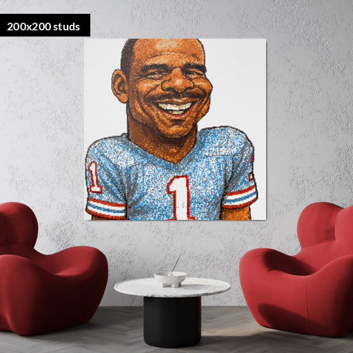 200*200studs, 160*160cm, 63*63inch