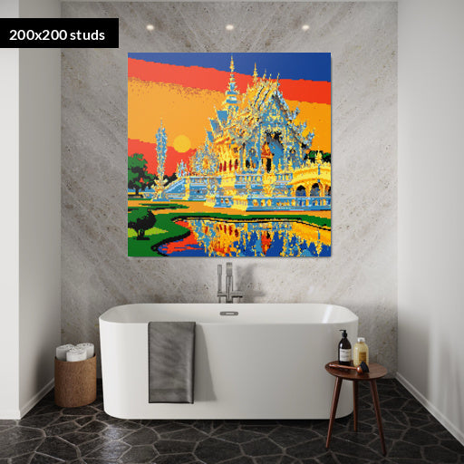200*200studs, 160*160cm, 63*63inch
