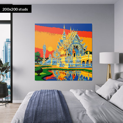 200*200studs, 160*160cm, 63*63inch