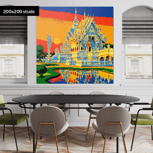 200*200studs, 160*160cm, 63*63inch