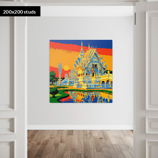 200*200studs, 160*160cm, 63*63inch