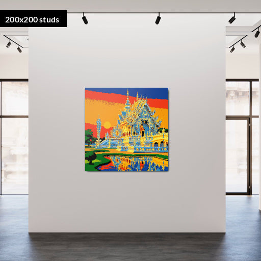 200*200studs, 160*160cm, 63*63inch