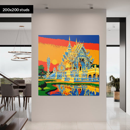 200*200studs, 160*160cm, 63*63inch