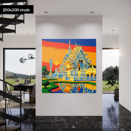 200*200studs, 160*160cm, 63*63inch