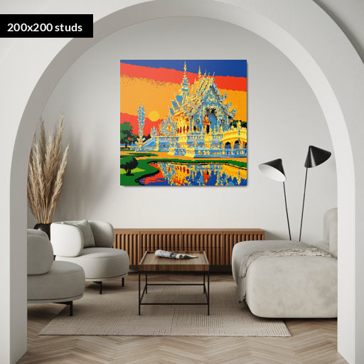200*200studs, 160*160cm, 63*63inch
