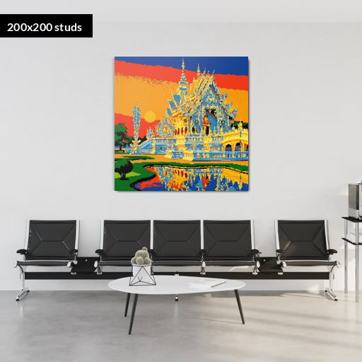 200*200studs, 160*160cm, 63*63inch
