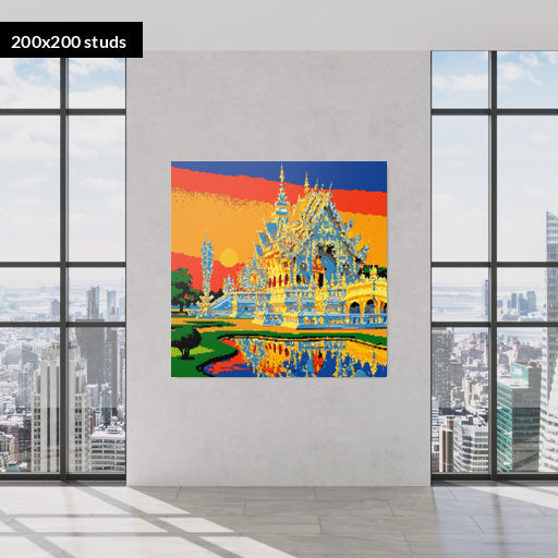 200*200studs, 160*160cm, 63*63inch