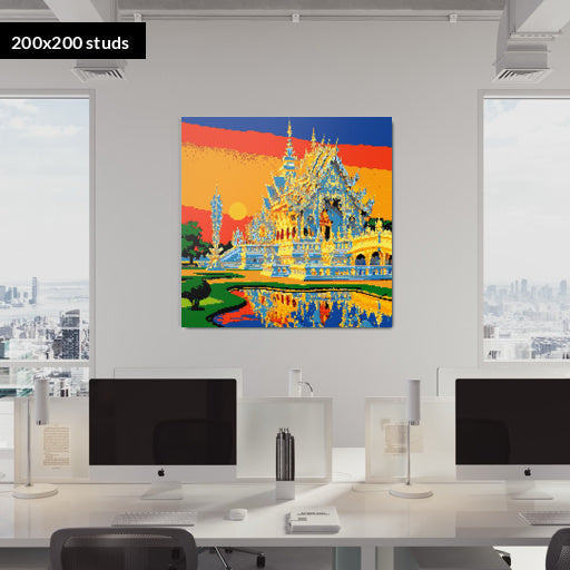 200*200studs, 160*160cm, 63*63inch