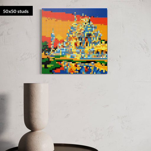 50*50studs, 40*40cm, 15,75*15,75inch