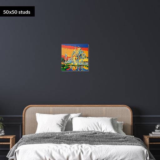 50*50studs, 40*40cm, 15,75*15,75inch