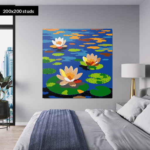 200*200studs, 160*160cm, 63*63inch