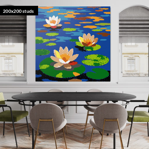 200*200studs, 160*160cm, 63*63inch