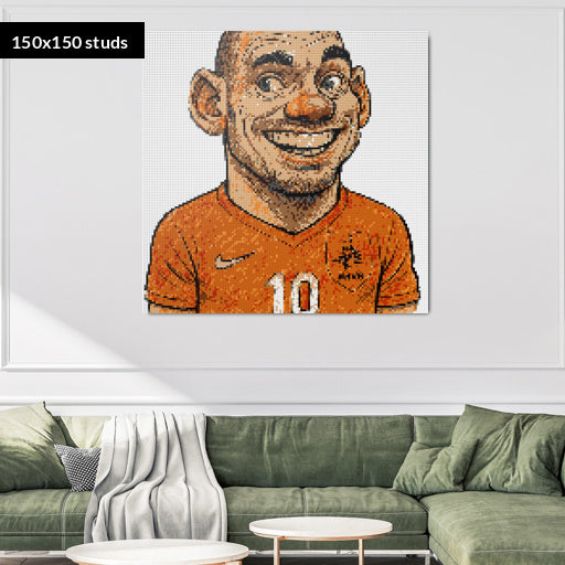 150*150studs, 120*120cm, 47,25*47,25inch