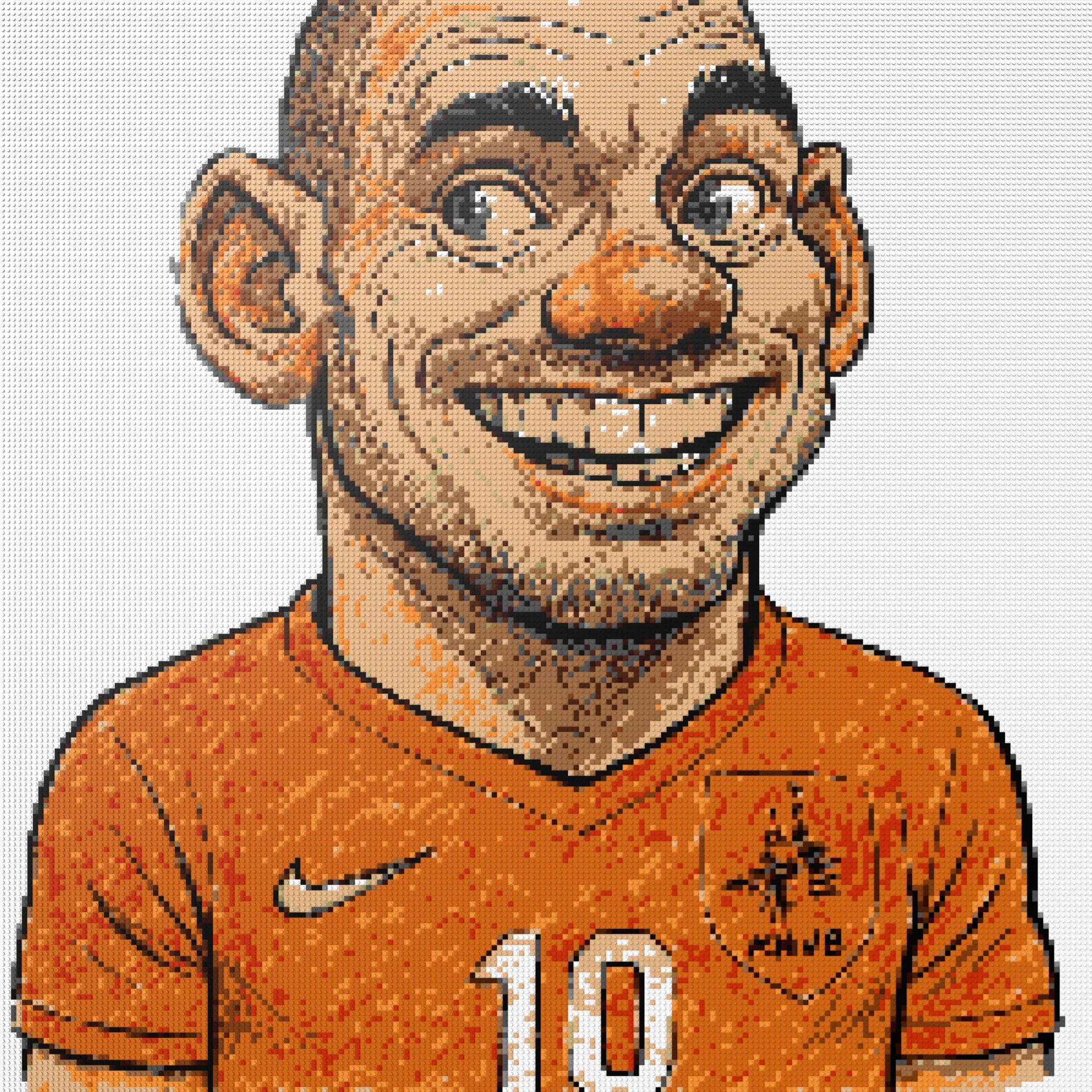 200*200studs, 160*160cm, 63*63inch