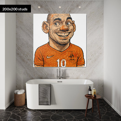 200*200studs, 160*160cm, 63*63inch