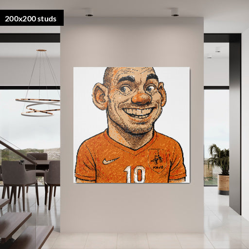 200*200studs, 160*160cm, 63*63inch