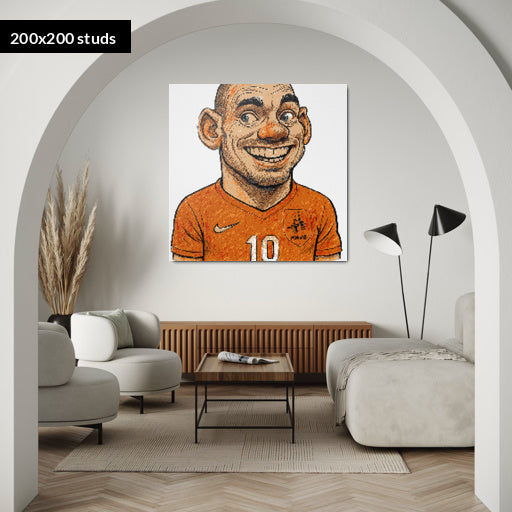 200*200studs, 160*160cm, 63*63inch