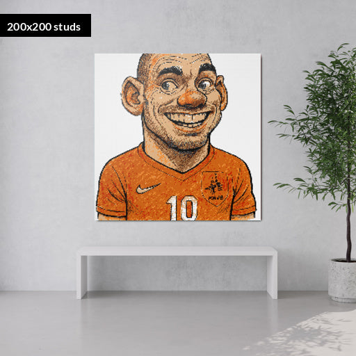 200*200studs, 160*160cm, 63*63inch