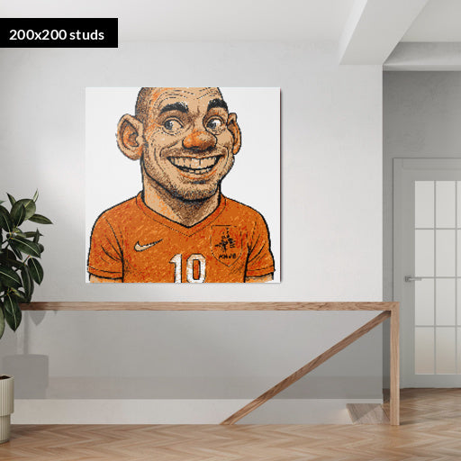 200*200studs, 160*160cm, 63*63inch