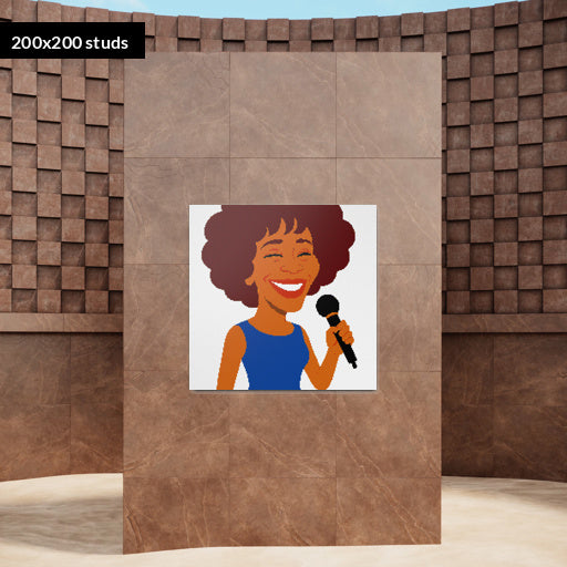 200*200studs, 160*160cm, 63*63inch