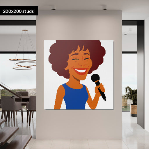 200*200studs, 160*160cm, 63*63inch