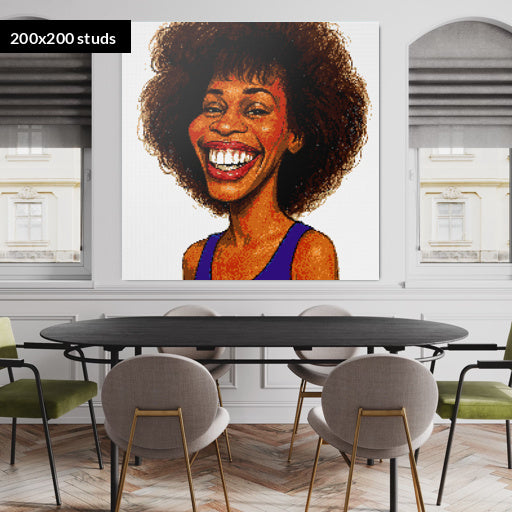 200*200studs, 160*160cm, 63*63inch