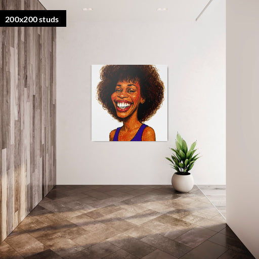 200*200studs, 160*160cm, 63*63inch