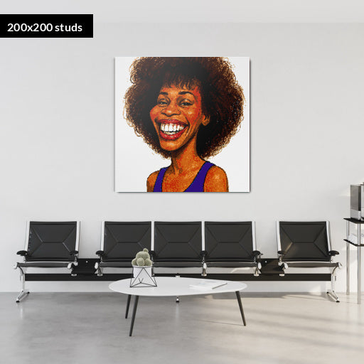 200*200studs, 160*160cm, 63*63inch