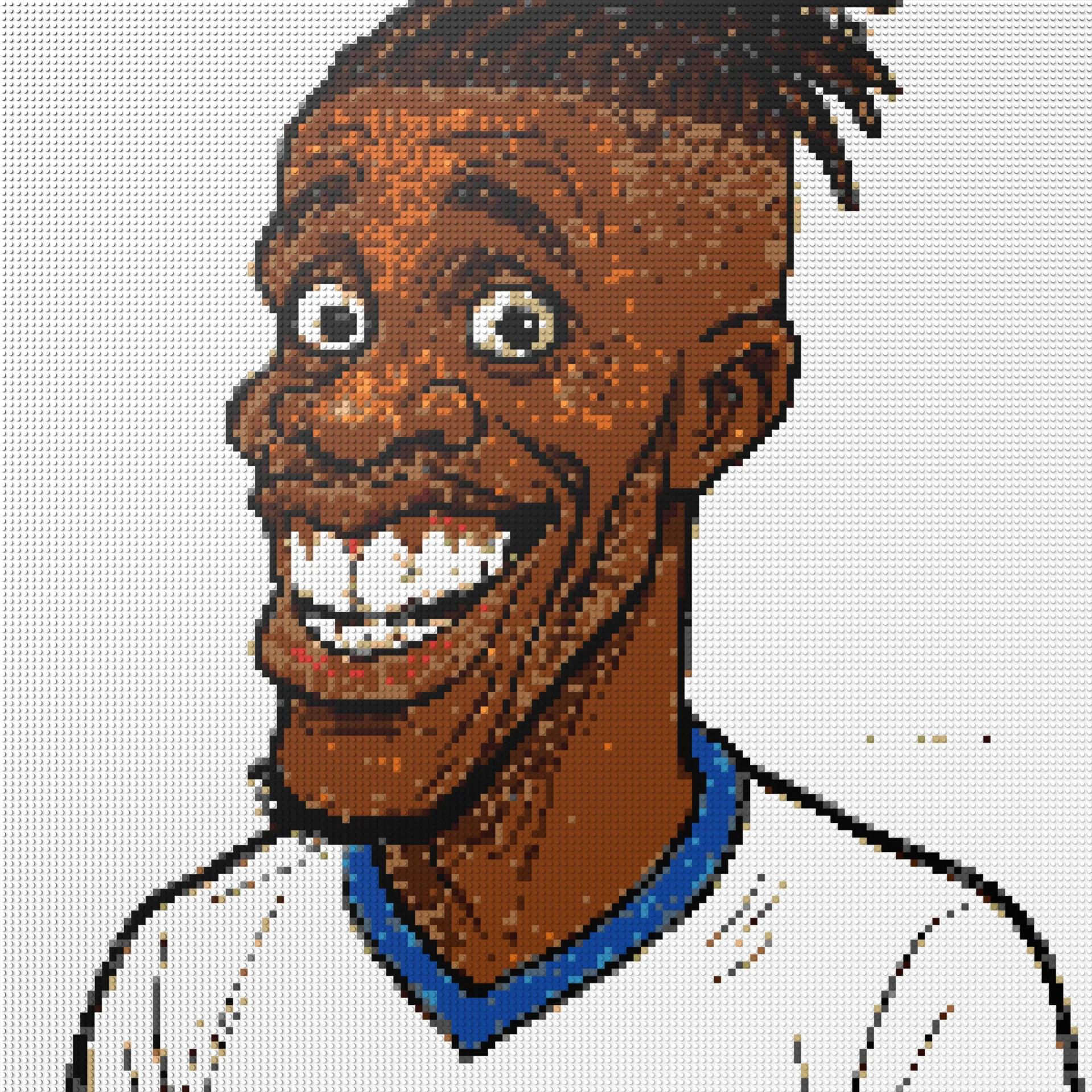 150*150studs, 120*120cm, 47,25*47,25inch