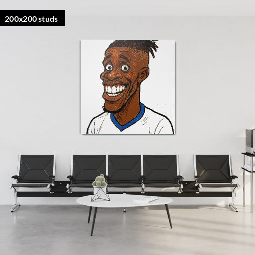 200*200studs, 160*160cm, 63*63inch