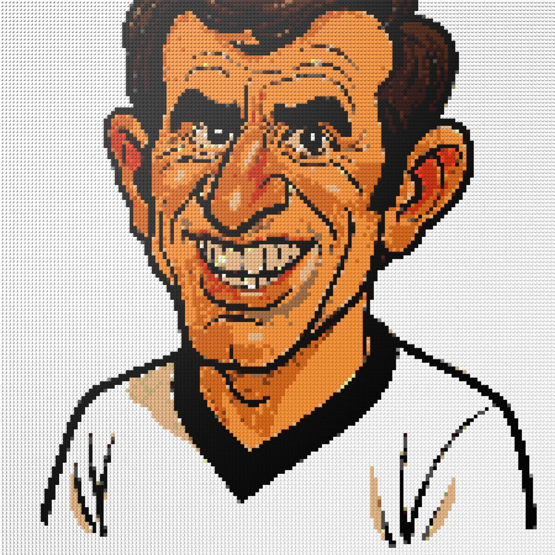 150*150studs, 120*120cm, 47,25*47,25inch