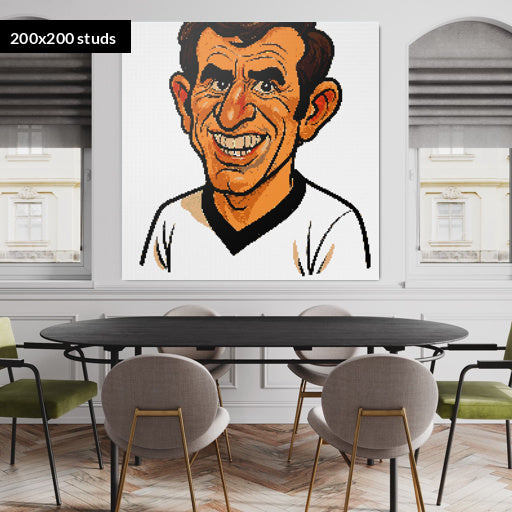 200*200studs, 160*160cm, 63*63inch