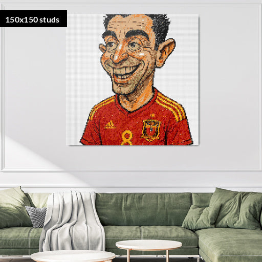 150*150studs, 120*120cm, 47,25*47,25inch