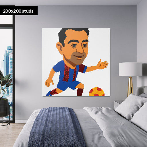 200*200studs, 160*160cm, 63*63inch
