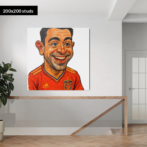 200*200studs, 160*160cm, 63*63inch