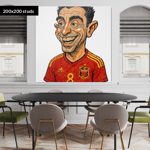 200*200studs, 160*160cm, 63*63inch