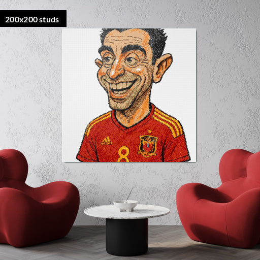 200*200studs, 160*160cm, 63*63inch