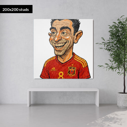 200*200studs, 160*160cm, 63*63inch