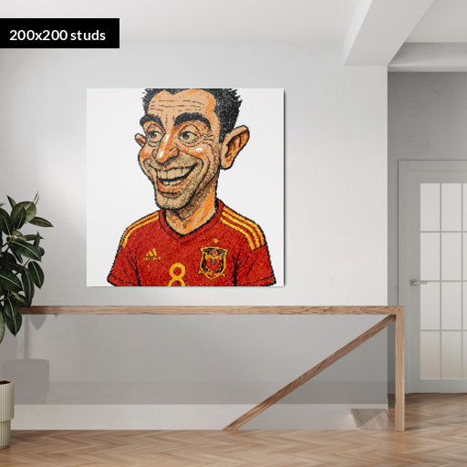 200*200studs, 160*160cm, 63*63inch