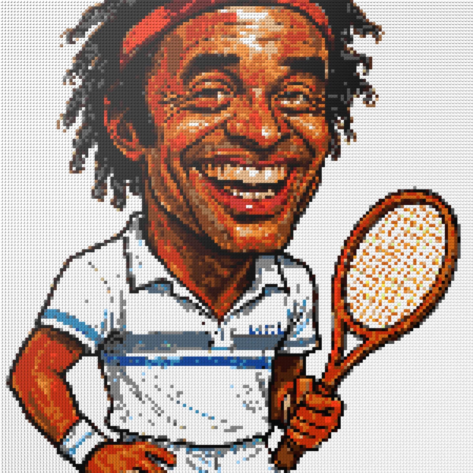 150*150studs, 120*120cm, 47,25*47,25inch