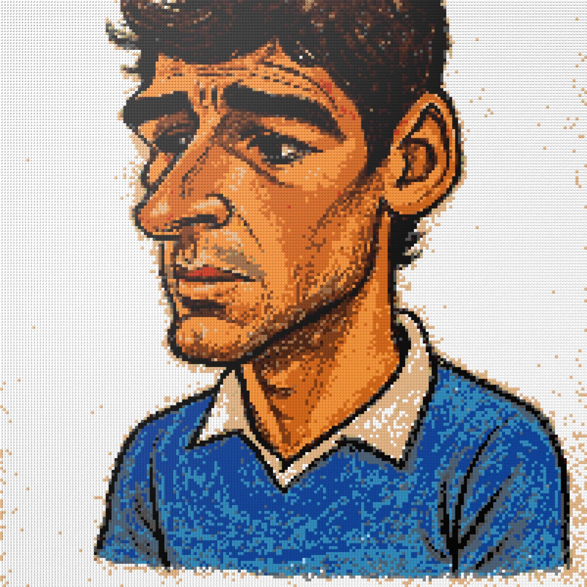 200*200studs, 160*160cm, 63*63inch