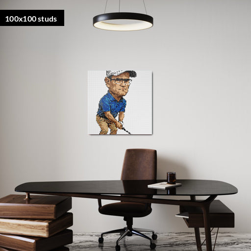 100*100studs, 80*80cm, 31,5*31,5inch