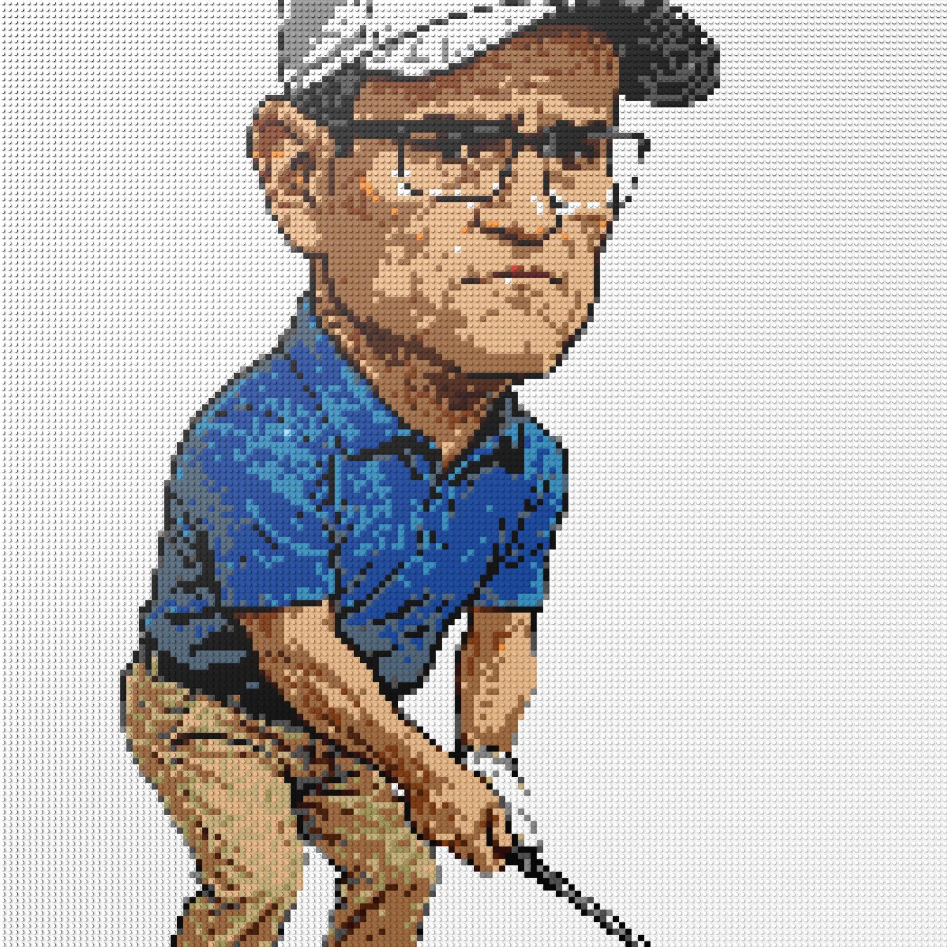 150*150studs, 120*120cm, 47,25*47,25inch