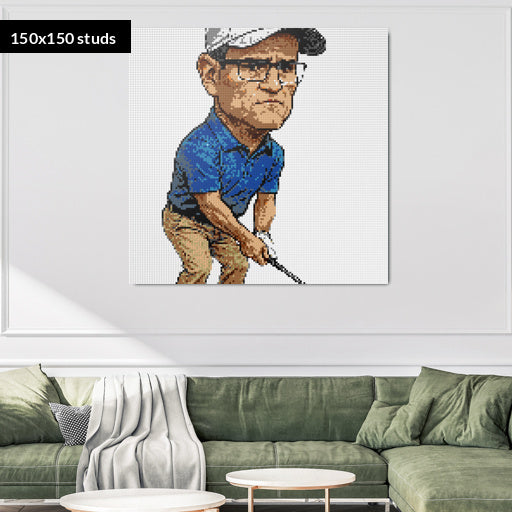 150*150studs, 120*120cm, 47,25*47,25inch