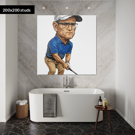 200*200studs, 160*160cm, 63*63inch