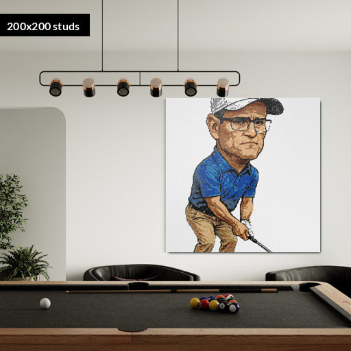 200*200studs, 160*160cm, 63*63inch