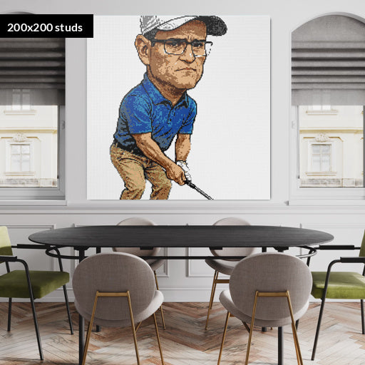 200*200studs, 160*160cm, 63*63inch